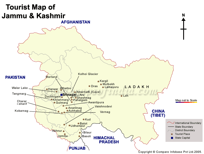 kashmir map