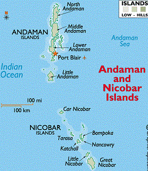 andaman map