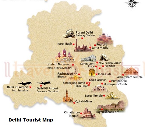 delhi map