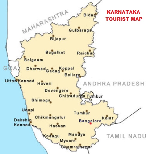 karnataka map