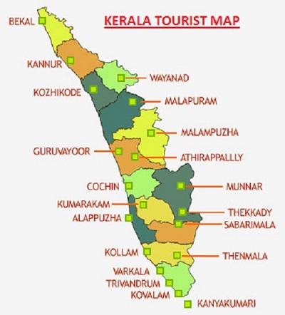 kerala map