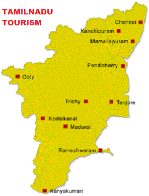 tamilnadu map